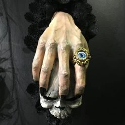 Katherine's Collection Witch Hand Skull Door Knocker / Wall Mount