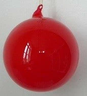 Winward Jim Marvin Classic Red Bubblegum Glass Ornaments