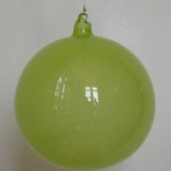 Winward Jim Marvin Ornaments Jim Marvin Lime Green Bubblegum Glass Ornaments