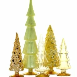 Cody Foster New! Yellow Candy Glass Trees, Large