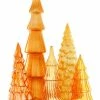 Cody Foster Yellow Orange Candy Glass Trees, Large New!
